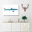 Porbeagle Shark by Edward Donovan - Wrapped Canvas-55322643