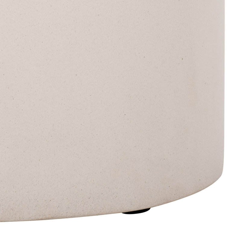 Table d'appoint Dylan, Blanc