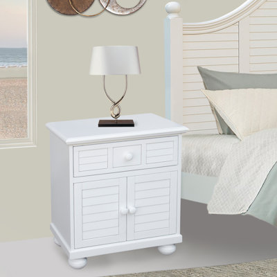 Beachfront Friedrich 2 Door/Single Drawer Nightstand