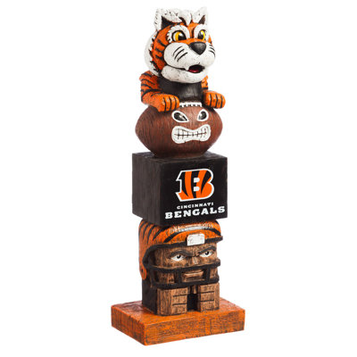 NFL Tiki Totem Garden Mascot Statue