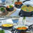 Cook N Home Basics Ceramic Nonstick Pots and Pans Cookware Set, Dutch Ovens and Saucepans with Glass Lid, Frying Pans without Lid, Not Induction, 10-Piece, Black-92912563