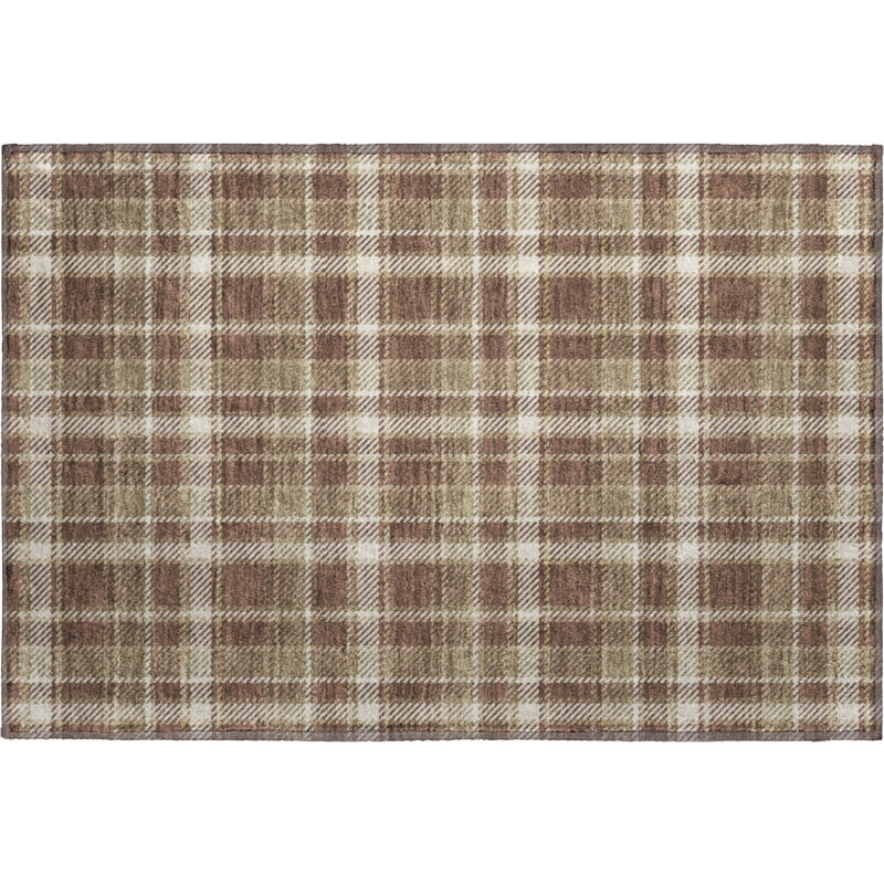 Cerrito Chocolate AMF563 Premium Machine Washable Mat, Rectangle 1 pi 8 po x 2 pi 6 po