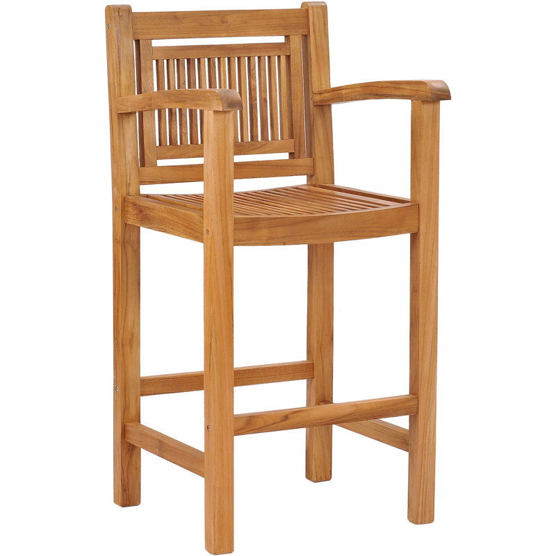 Maldives Outdoor Teak Bar Stool