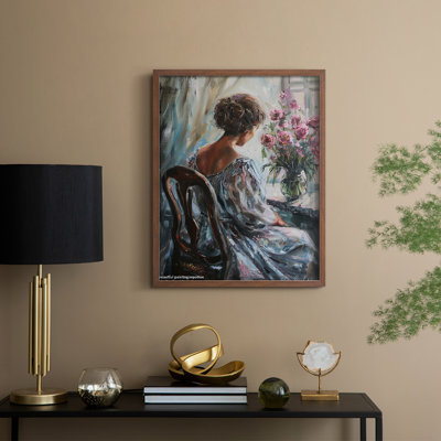 WOMEN Series CCCCXX - reproduction encadrée de qualité supérieure - prête à être accrochée - aucun clou requis