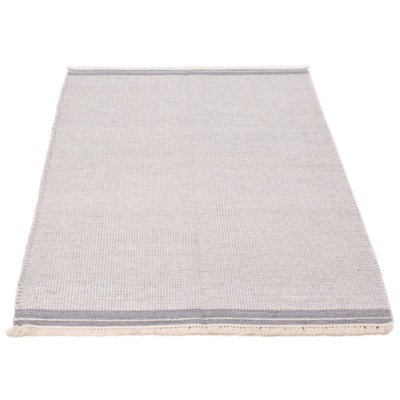 Tapis unique gris clair 5 pi 4 po x 8 pi 2 po Marrakech