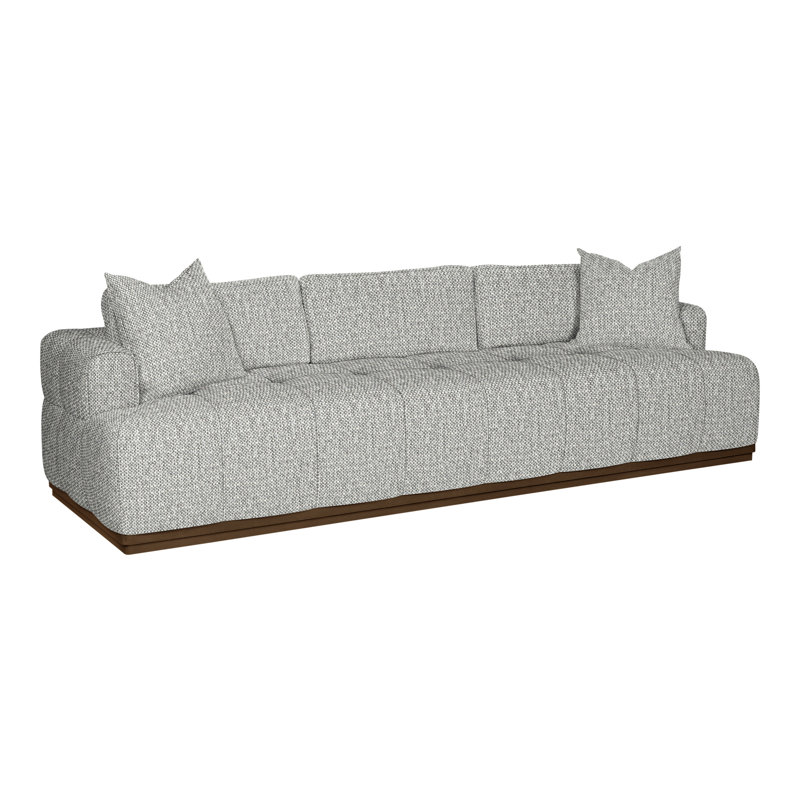 Thom Filicia Home Tufted Sofa, Tarbee Dove, Havana