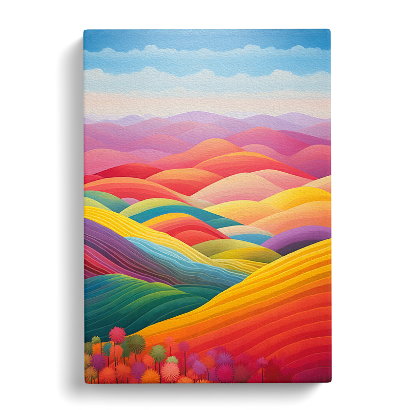 Landscape Colour Field No.2 - No Frame Print, 60cm H x 40cm W x 3cm D
