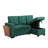L - shaped Multi - functional Fabric Sofa with Storage-537767292