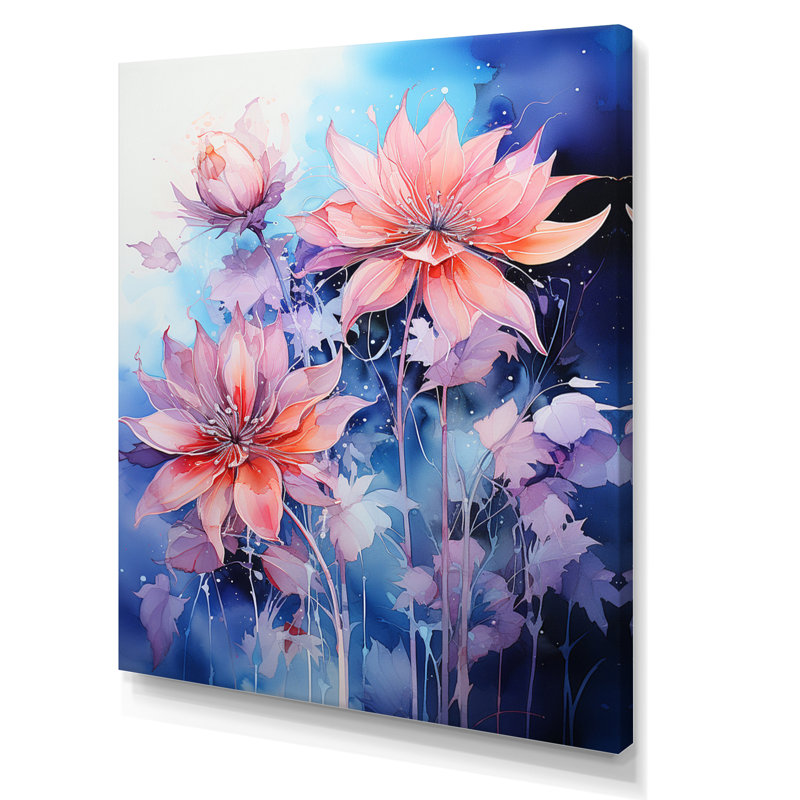 Dalonte Meadow Columbine Dreams sur toile, H 40 po x l 30 po x P 1,5 po, Toile tendue