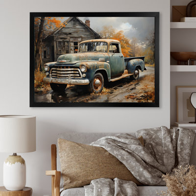Impression sur toile Pickup Truck Atmosp sphérique Impressionism II