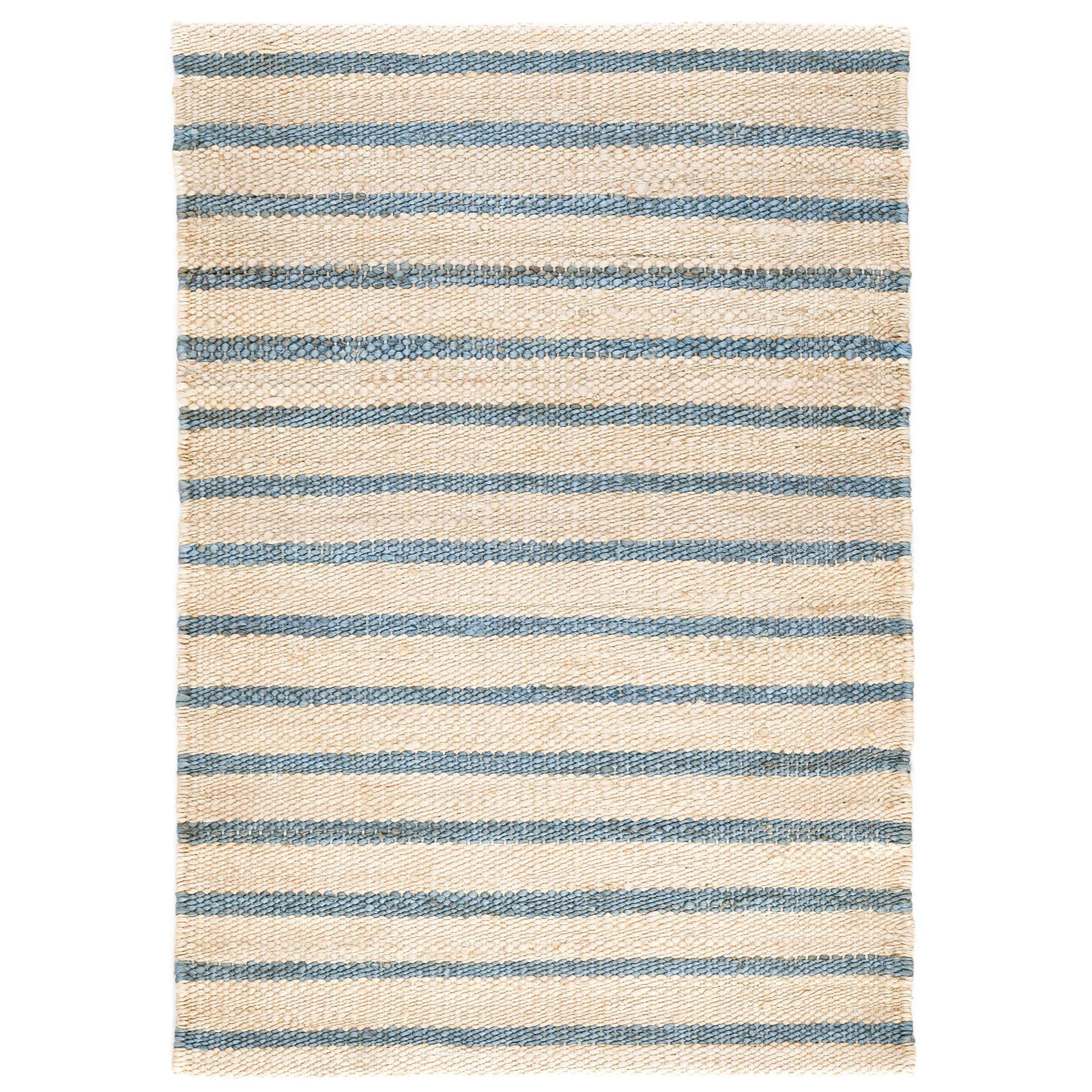 Moana Stripe Handwoven Jute Rug, Rectangle 9'6" x 13'6"