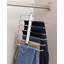 Cintre pour pantalons pliable en acier inoxydable-1854761457