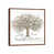 Classic Brown Wood Framed Canvas