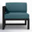 Smith Outdoor Left Arm Lounge Chair with Sunbrella Cushions-2119024172-2139381066
