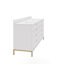 Meuble-lavabo de comptoir en marbre blanc 72 "avec miroir Bristol Carrara Bristol-1158618270