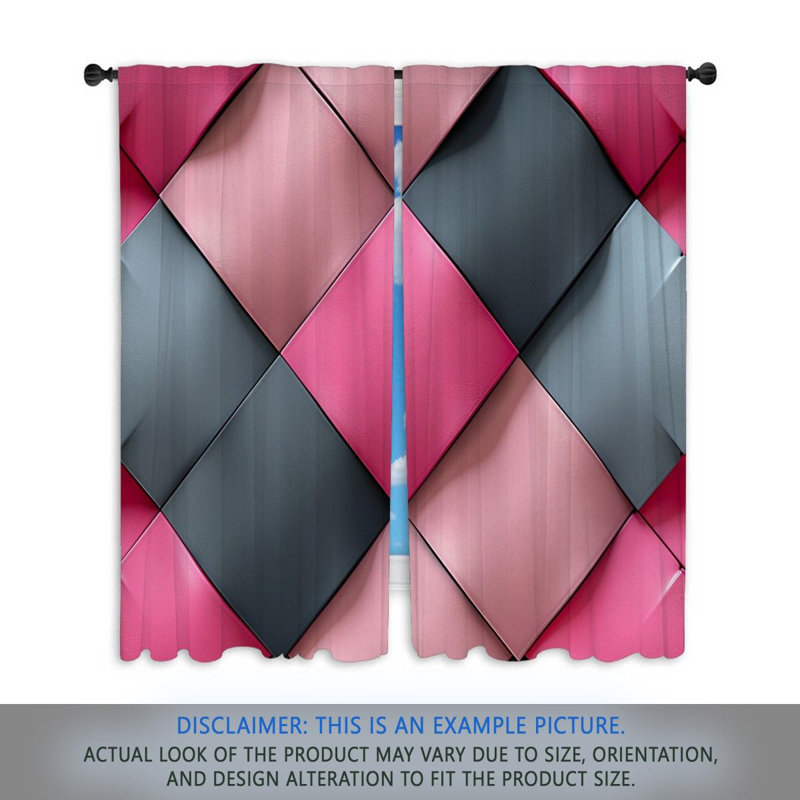 Mcclarey Room Darkening Curtain Pair, 56" W x 78" L