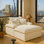 Chaise longue surdimensionnée avec repose-pieds - Fauteuil inclinable très large
