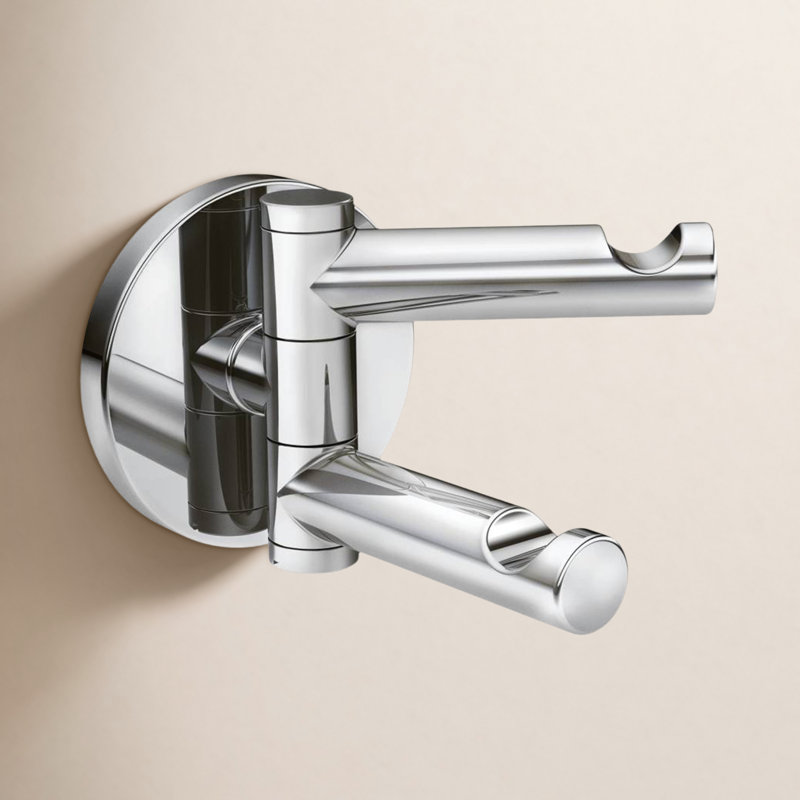 Align Wall Mounted Robe Hook, Chrome