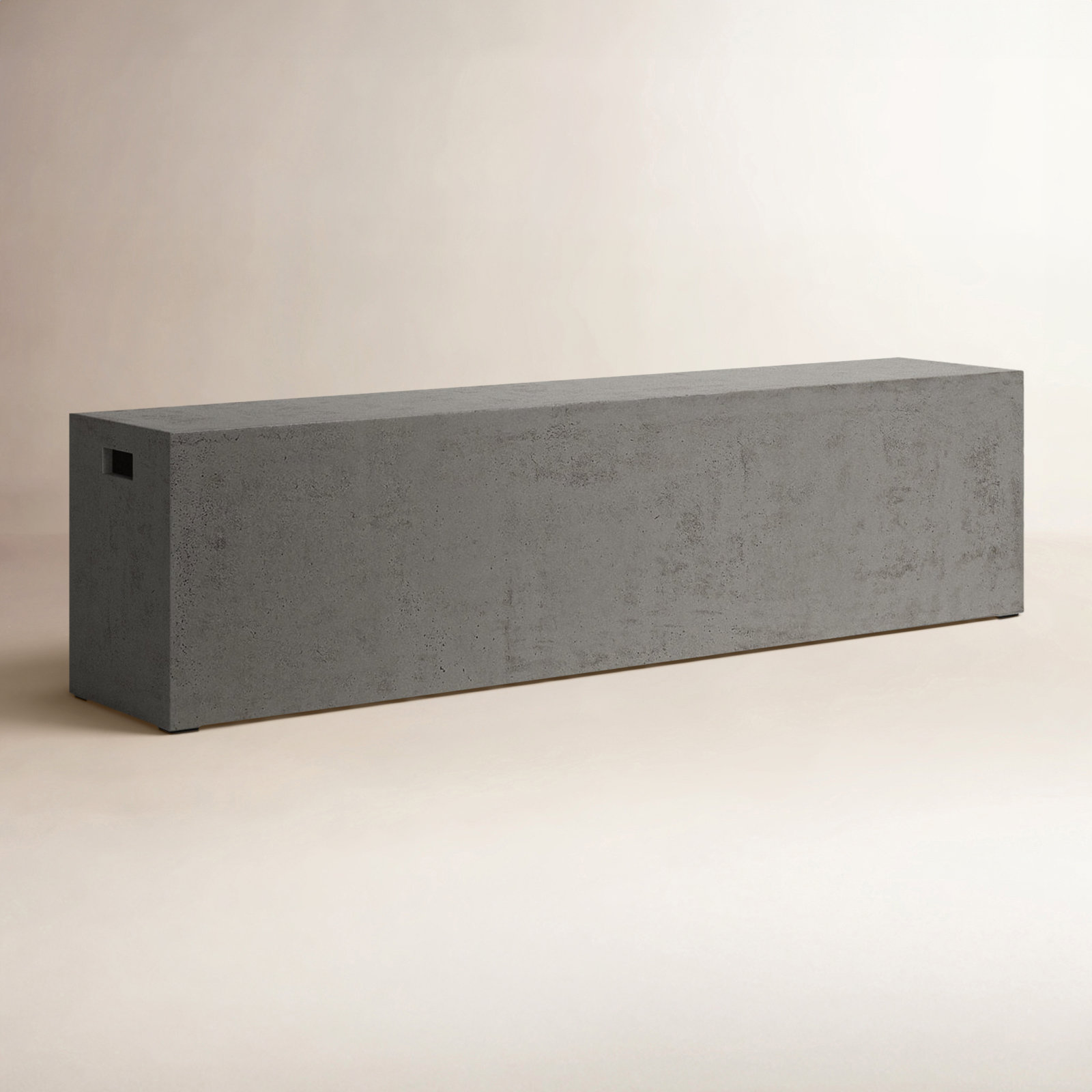 Kareen Bench, Dark Gray, 18"H x 70.75" W x 14" D