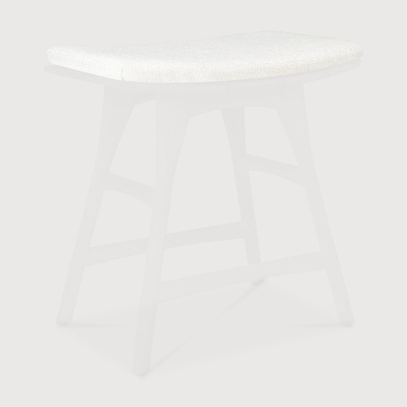 Osso Outdoor Barstool, Off White