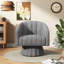 Fauteuil pivotant rembourré surdimensionné-529082456