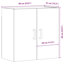 Engineered Wood Rectangle Accent Cabinet
