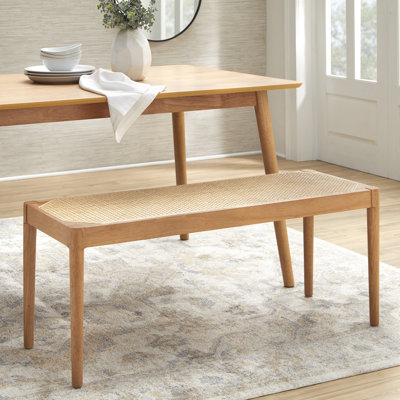 Newington Bench with Cane Seat
