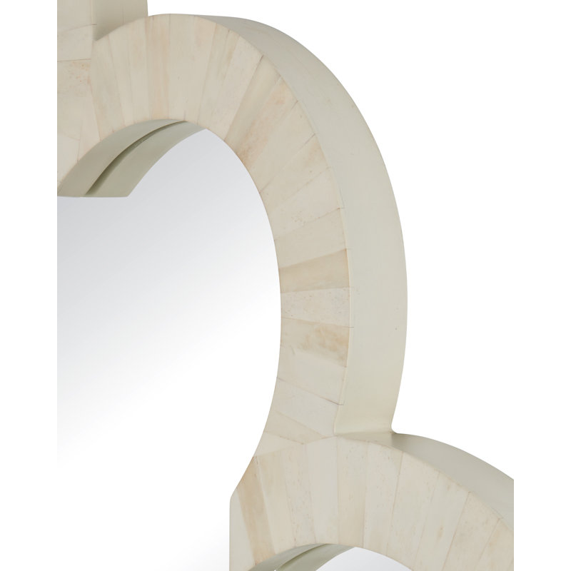 Bone Framed Wall Mirror