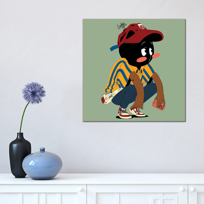 Smash by Jordan Best - Wrapped Canvas Print, 45.72 cm H x 45.72 cm W x 3.175 cm D