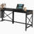 Desk Return 42" with Expanded Workspace, Brown finish-584540569
