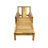 U_Style  Acacia Wood Adjustable Backrest Outdoor Lounge Chair-1631691407