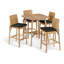 Islay Outdoor 5 - Piece Dining Set with Cushions-1055265052