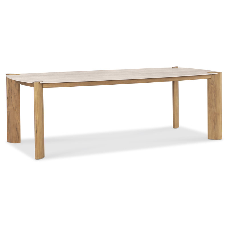 Table à manger rectangulaire Margaritaville Somerset, H 29,53 po x l 90,16 po x P 42,13 po