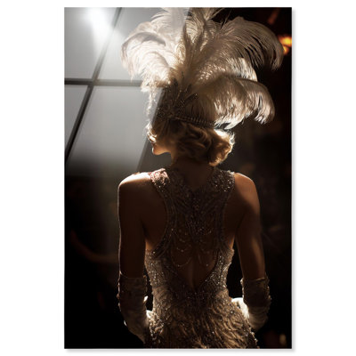 Burlesque Beauty III Acrylic Print Glam Wall Art by Notoriart, Ready to Hang, 36 x 54