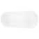 Sheba 66" Solid Surface Soaking Freestanding Tub with Integrated Drain and Overflow