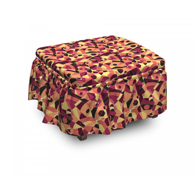 Box Cushion Ottoman Slipcover