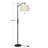 62'' Arched Stepless Dimming Floor Lamp with Remote Control, Bulb Included-292060746