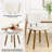 Faux Leather Upholstered Side Chair Dining Chair And Walnut Wood Finish-168889499-168889488