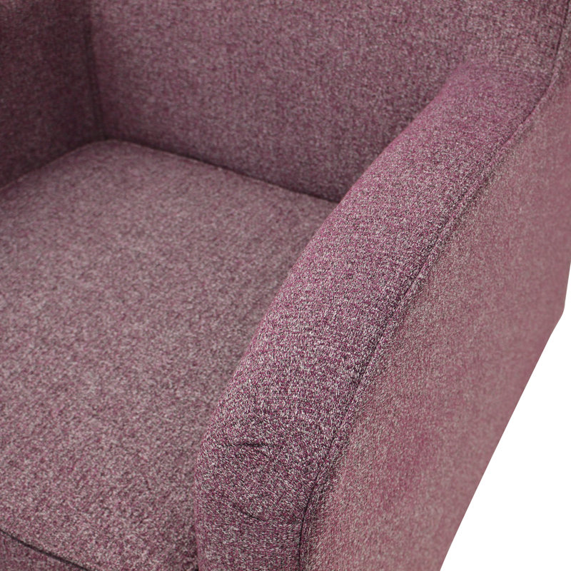 Larrabee Upholstered Armchair, Terrace Plum Purple