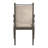 Cipolla Wood Finish Beige Fabric Arm Chair-105513481