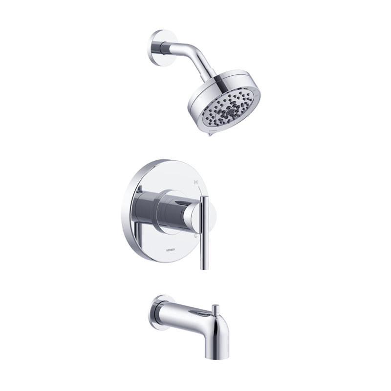Parma Tub & Shower Faucet, Chrome