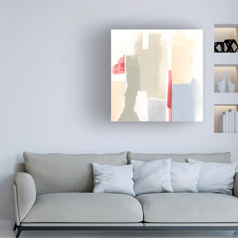 "Magenta Ignition II" sur toile, H 18 po x l 18 po