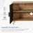 Black Carved Symmetrical Design Door And Wood Coloured Frame For TV Stand Table-767735297