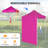5 Ft. W x 5 Ft. D Steel Pop-Up Canopy Tent With Sunwall-86456016