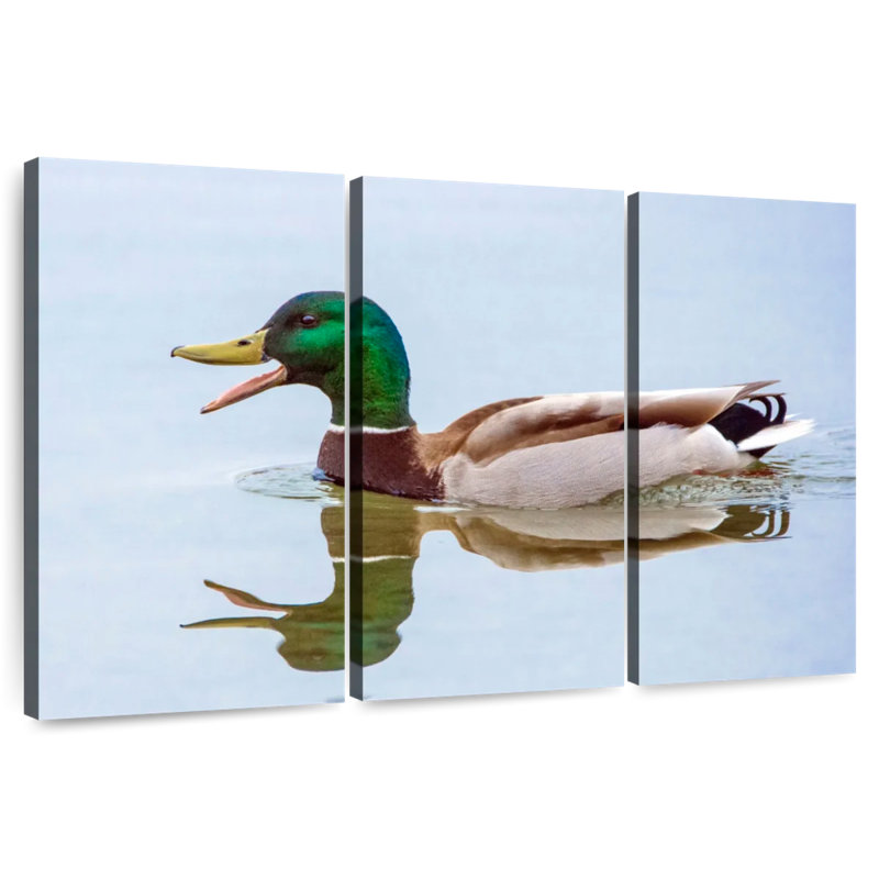 Brampt Floating Mallard Duck, 32" H x 50" W