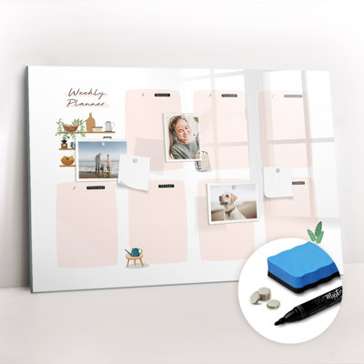 Magnetic Glass Dry Erase Board