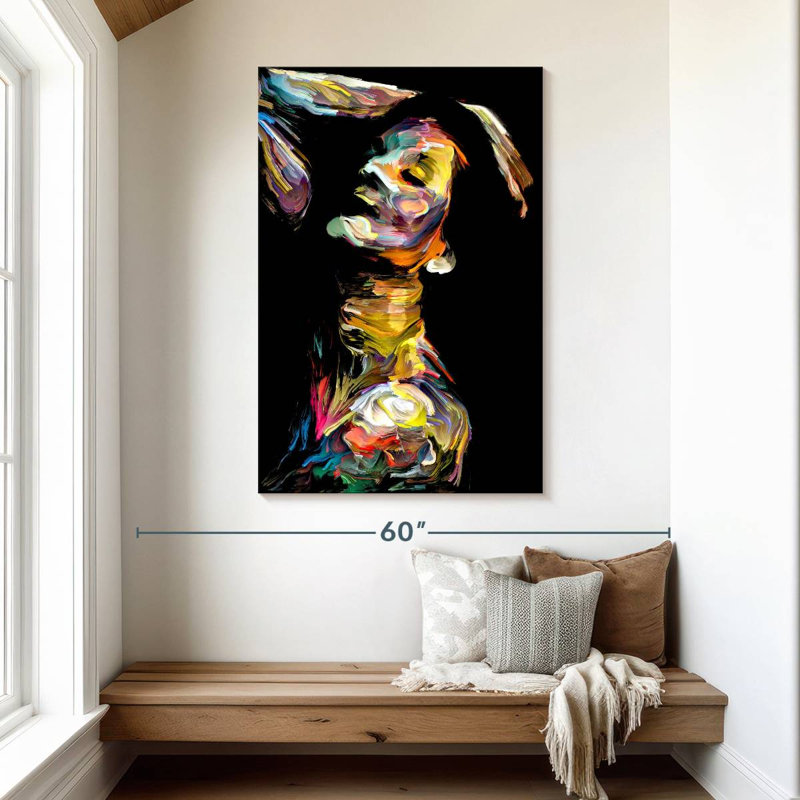 Leisha Captivating Female, 48" H x 32" W