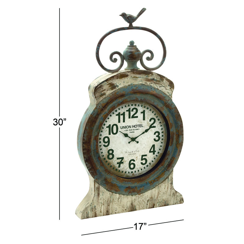 Horloge murale en métal