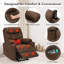Upholstered Heated Massage Chair