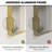 Vela 24 in. W x 30 in. H Framed Wall Bathroom Vanity Mirror in Brushed Gold-801873874-801873884